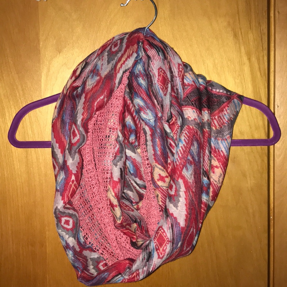 Patterned Infinity Scarf